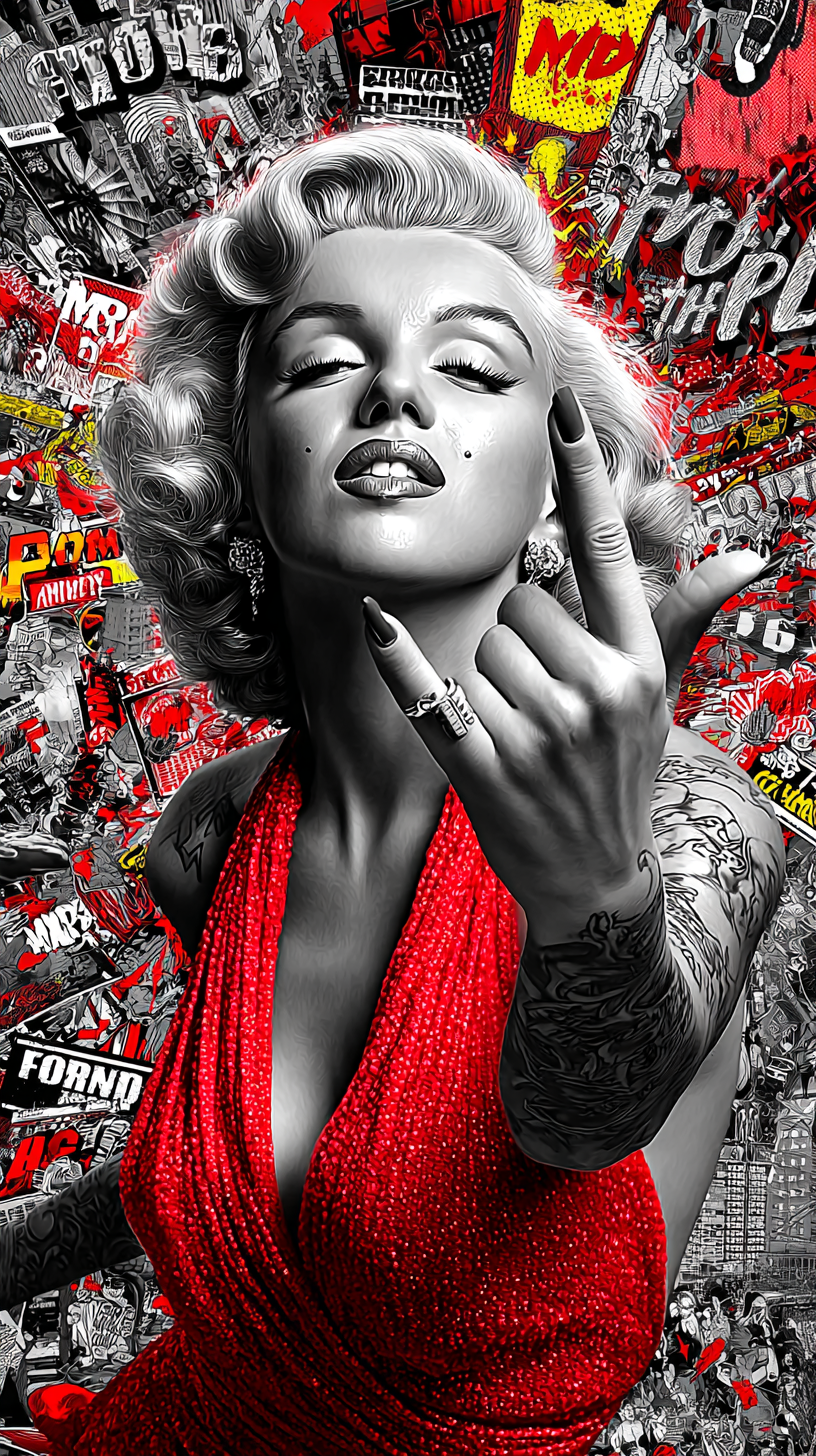 Budget Branding: KI-Marilyn Monroe
